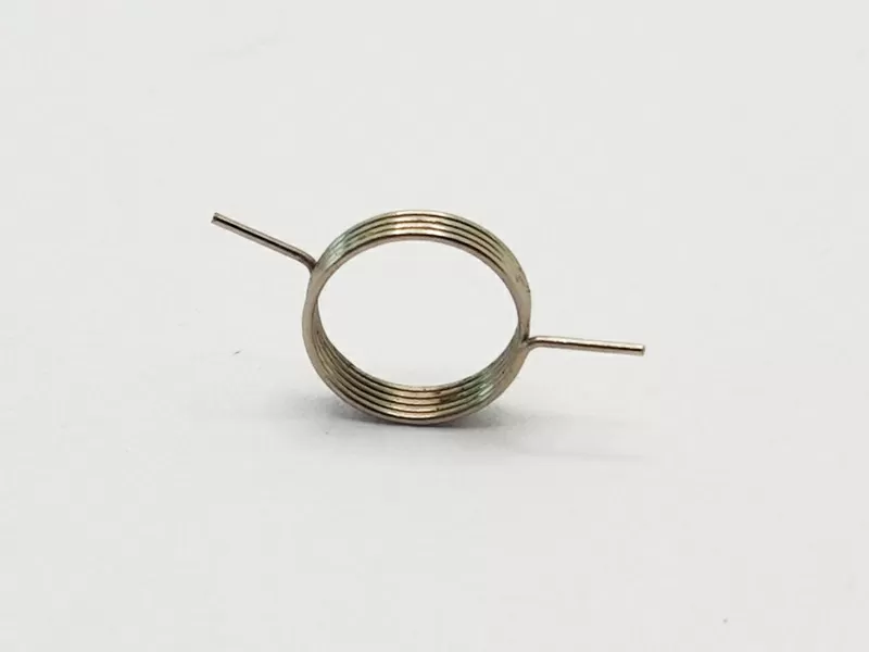 Precision Metal Coil Spring and Rod-End Ring Component