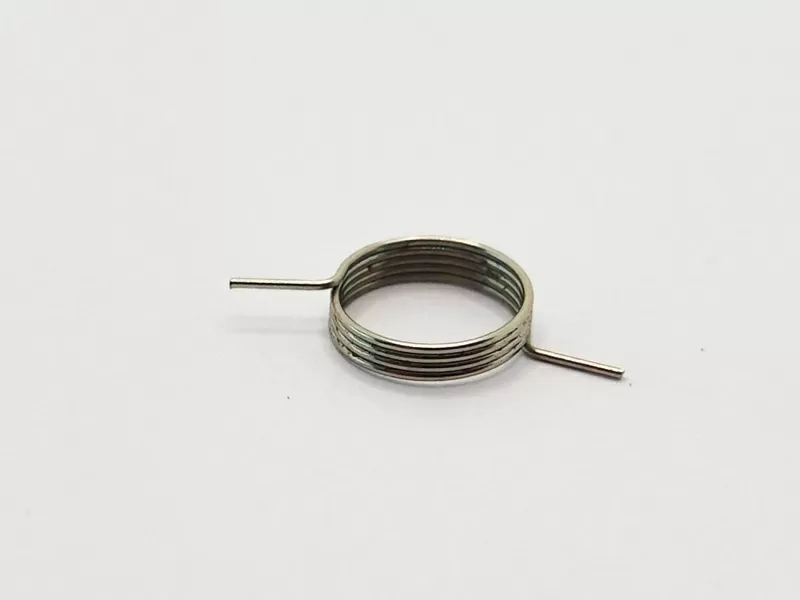 Precision Metal Coil Spring and Rod-End Ring Component