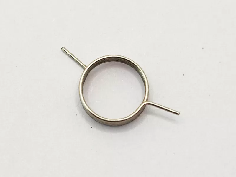 Precision Metal Coil Spring and Rod-End Ring Component